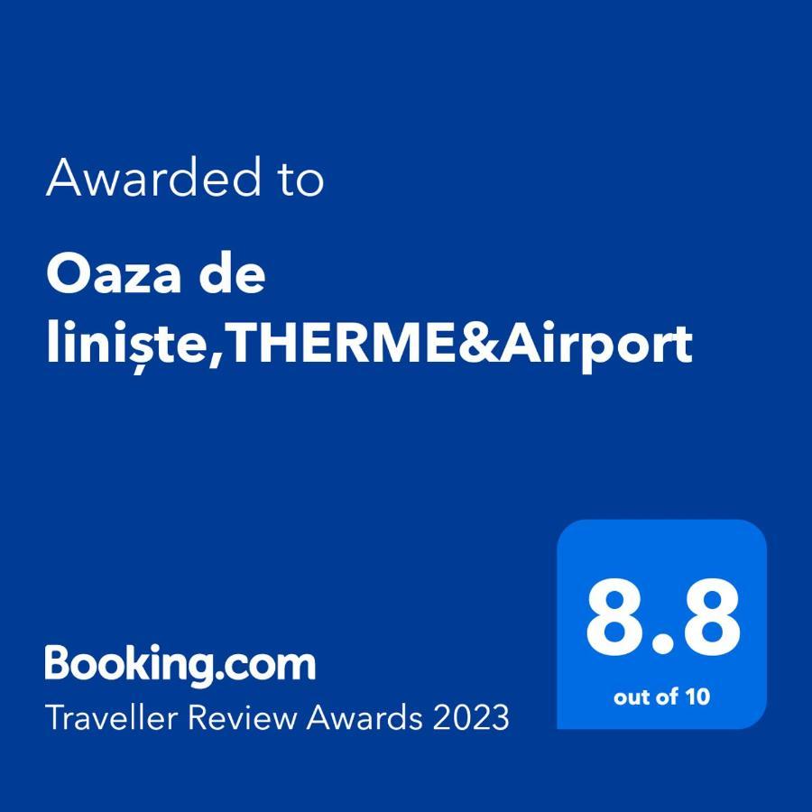 Oaza De Liniste,Therme&Airport Corbeanca Exteriér fotografie